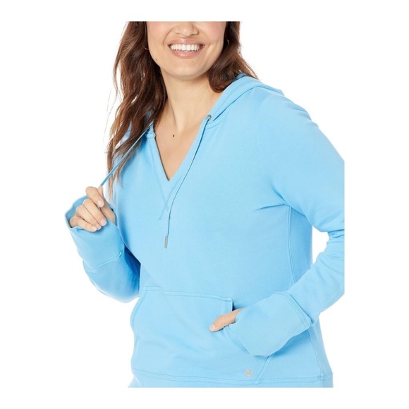 Lilly Pulitzer Carrie Pullover Hoodie Kangaroo Pocket Thumb Holes, Size XL - Picture 2 of 12